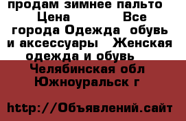 продам зимнее пальто! › Цена ­ 2 500 - Все города Одежда, обувь и аксессуары » Женская одежда и обувь   . Челябинская обл.,Южноуральск г.